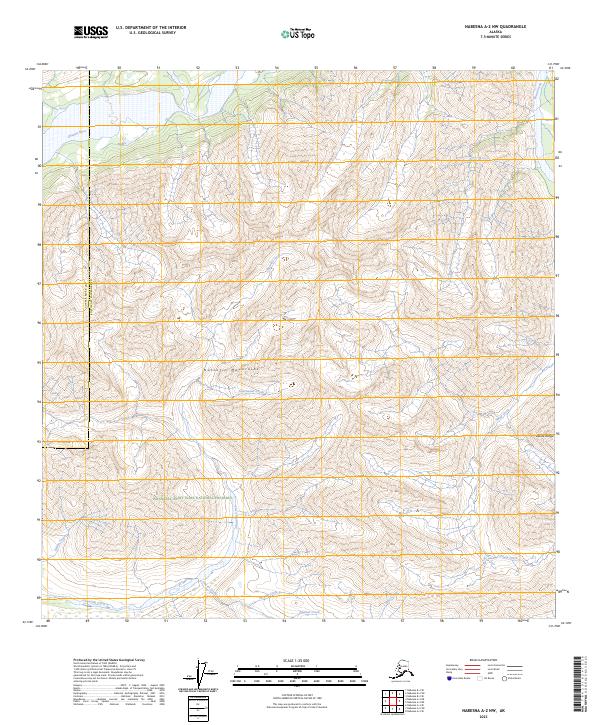 USGS Topographic Map – Nabesna A-2 NW