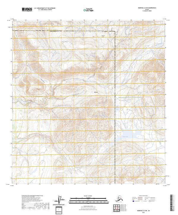 USGS Topographic Map – Nabesna A-2 SW