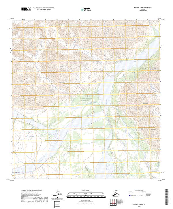 USGS Topographic Map – Nabesna A-3 NE