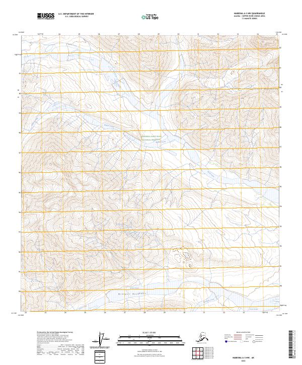 USGS Topographic Map – Nabesna A-3 NW