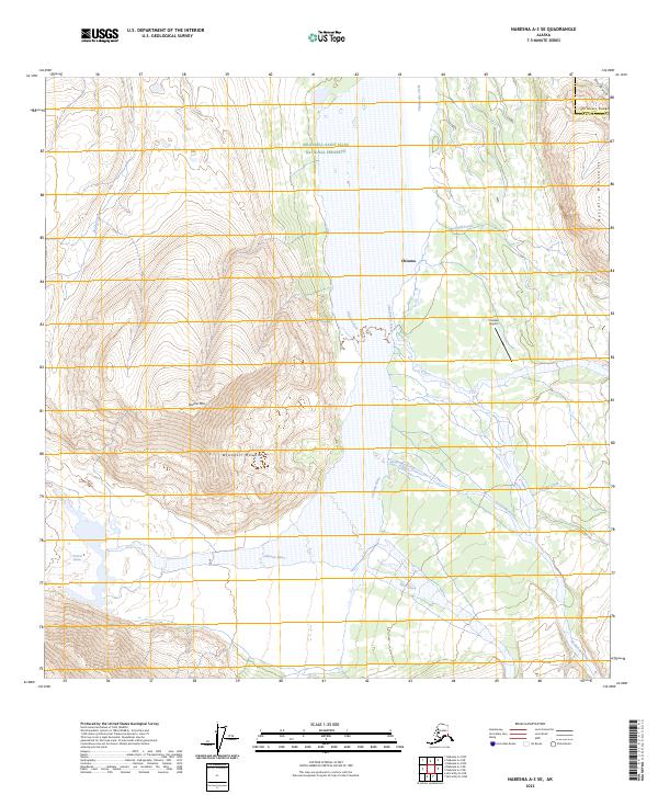 USGS Topographic Map – Nabesna A-3 SE