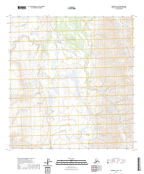 USGS Topographic Map – Nabesna A-4 NW