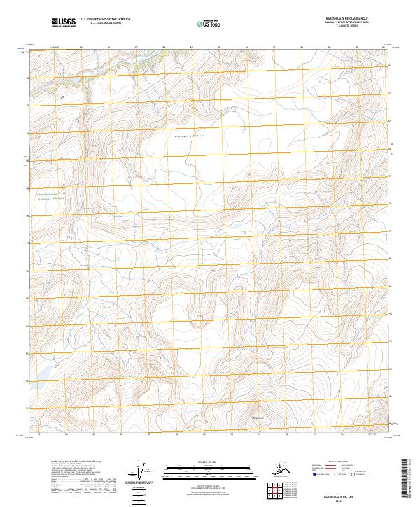 USGS Topographic Map – Nabesna A-5 NE