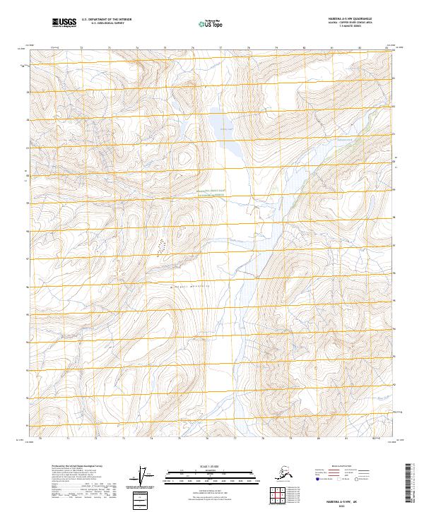 USGS Topographic Map – Nabesna A-5 NW