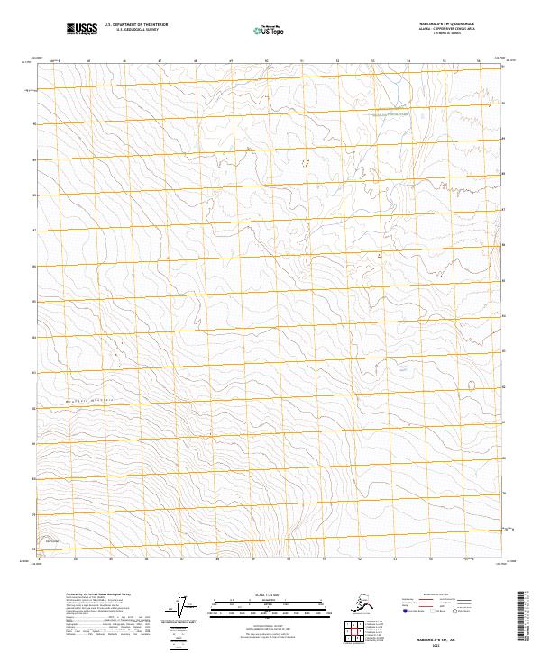 USGS Topographic Map – Nabesna A-6 SW