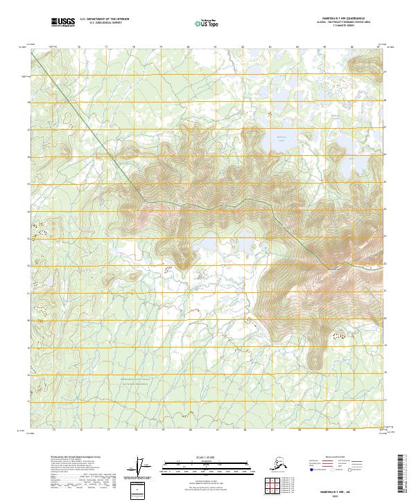 USGS Topographic Map – Nabesna B-1 NW