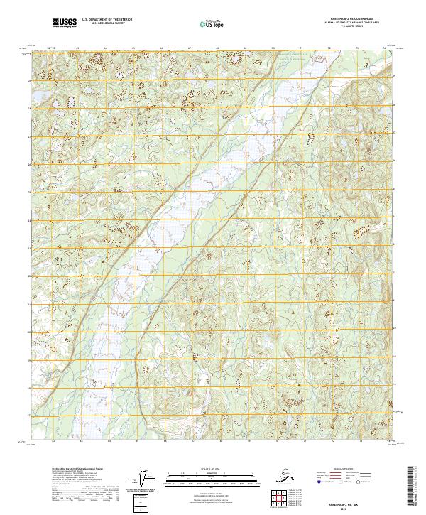 USGS Topographic Map – Nabesna B-2 NE