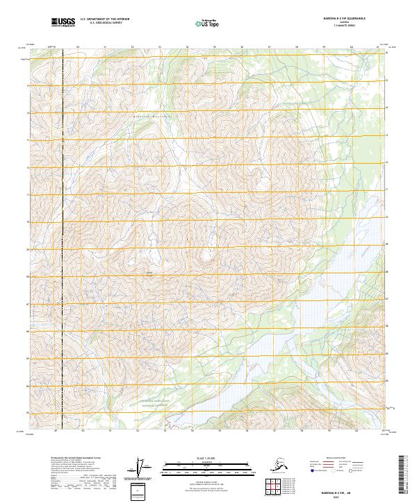 USGS Topographic Map – Nabesna B-2 SW