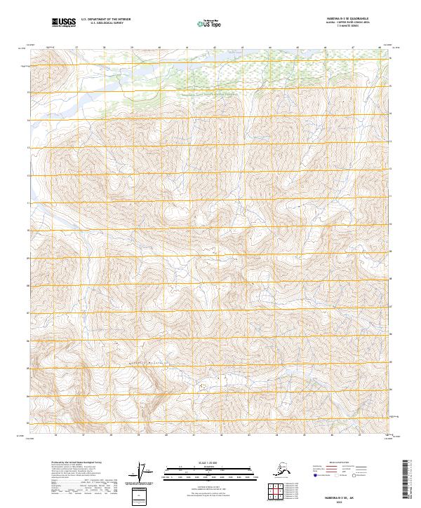 USGS Topographic Map – Nabesna B-3 SE