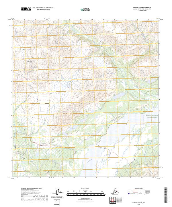 USGS Topographic Map – Nabesna B-4 NW