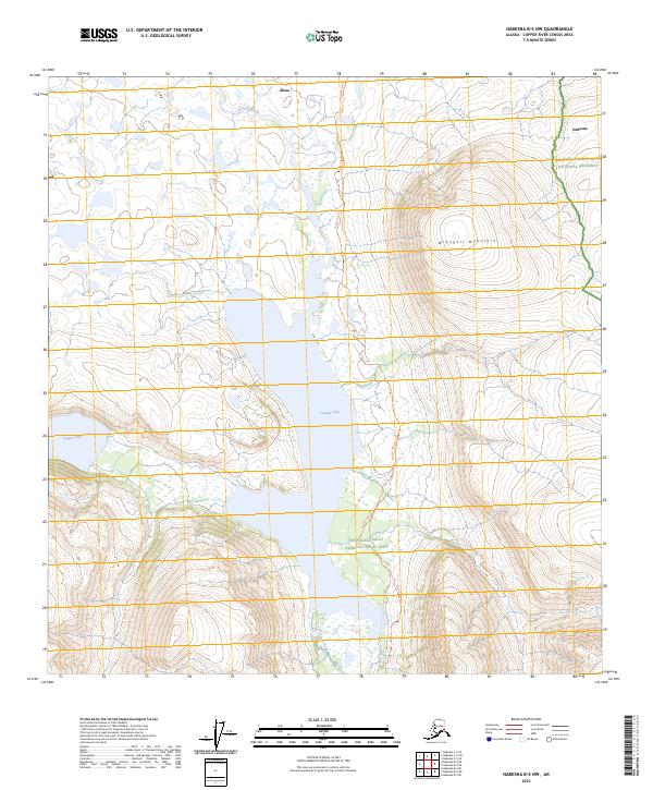 USGS Topographic Map – Nabesna B-5 NW
