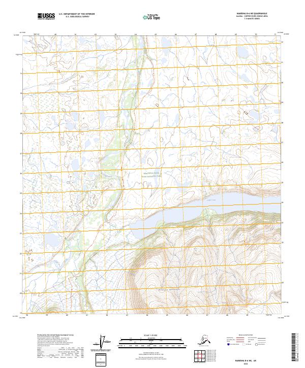 USGS Topographic Map – Nabesna B-6 NE