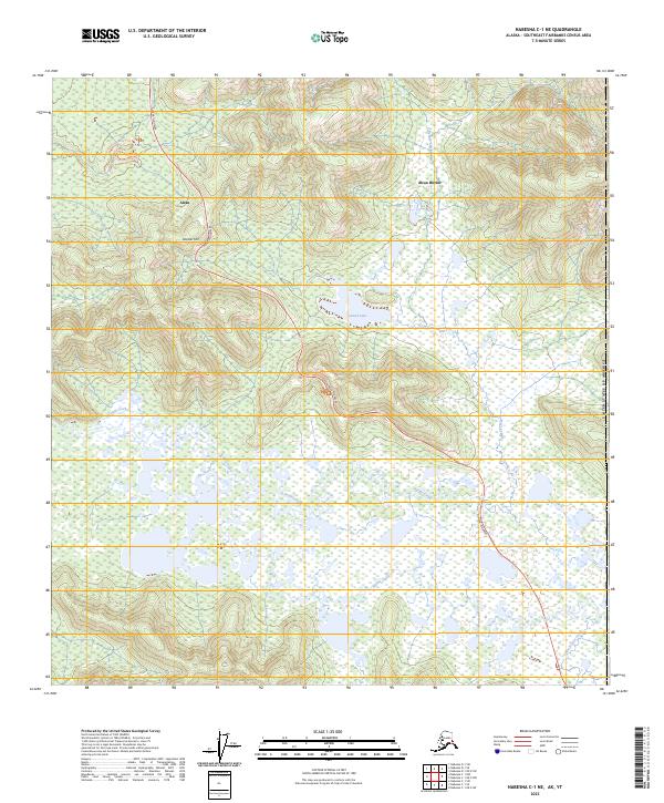 USGS Topographic Map – Nabesna C-1 NE
