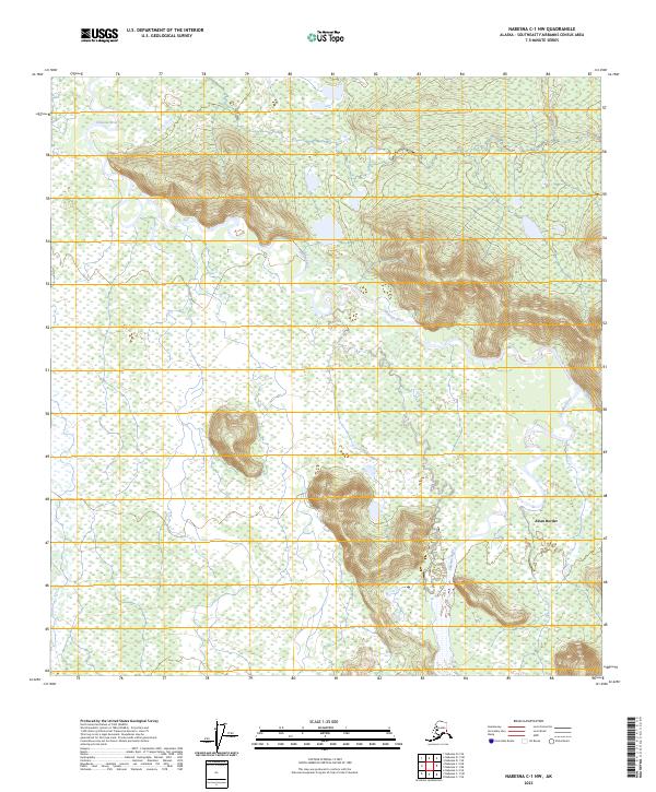 USGS Topographic Map – Nabesna C-1 NW