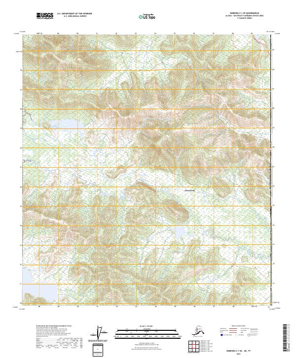 USGS Topographic Map – Nabesna C-1 SE