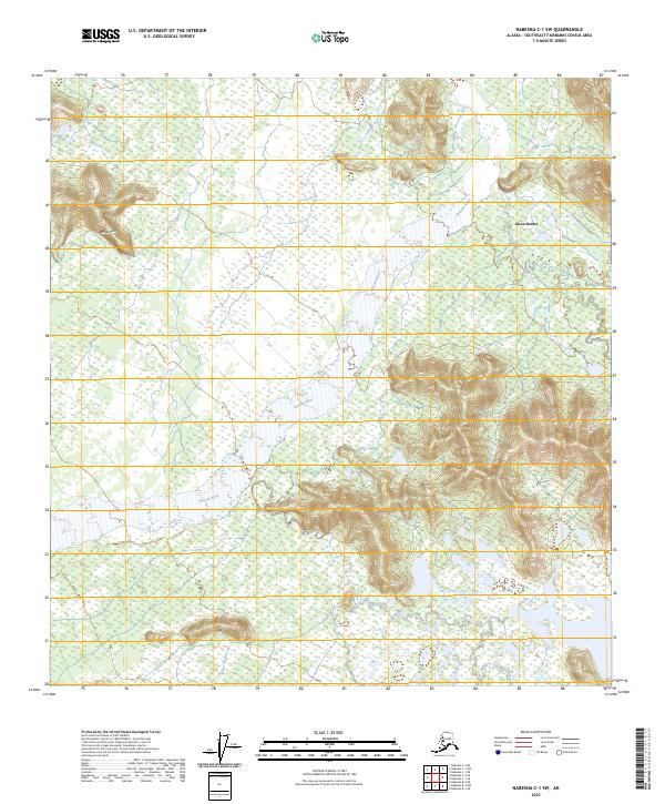 USGS Topographic Map – Nabesna C-1 SW