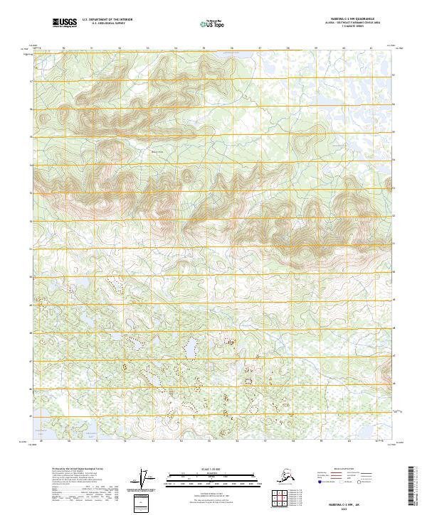 USGS Topographic Map – Nabesna C-2 NW