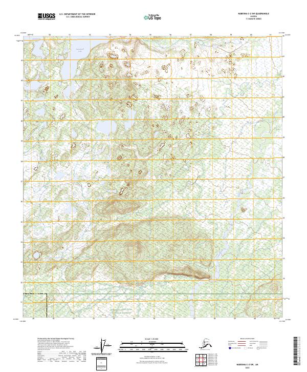 USGS Topographic Map – Nabesna C-2 SW