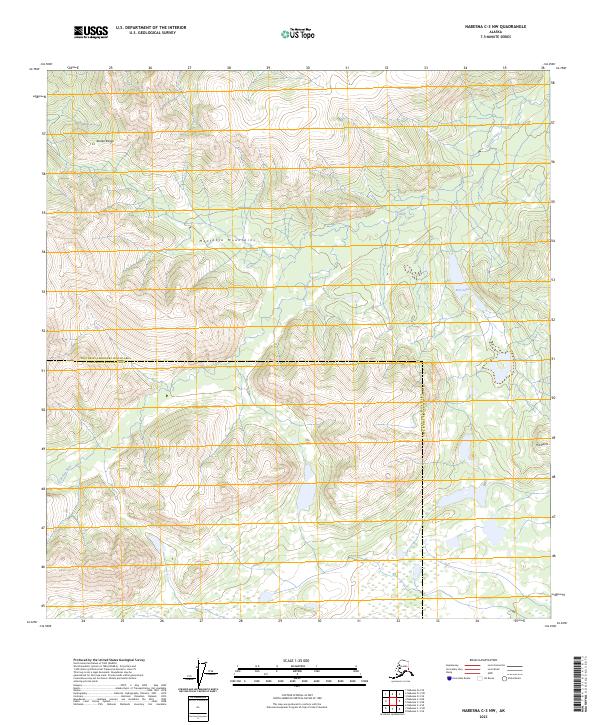 USGS Topographic Map – Nabesna C-3 NW