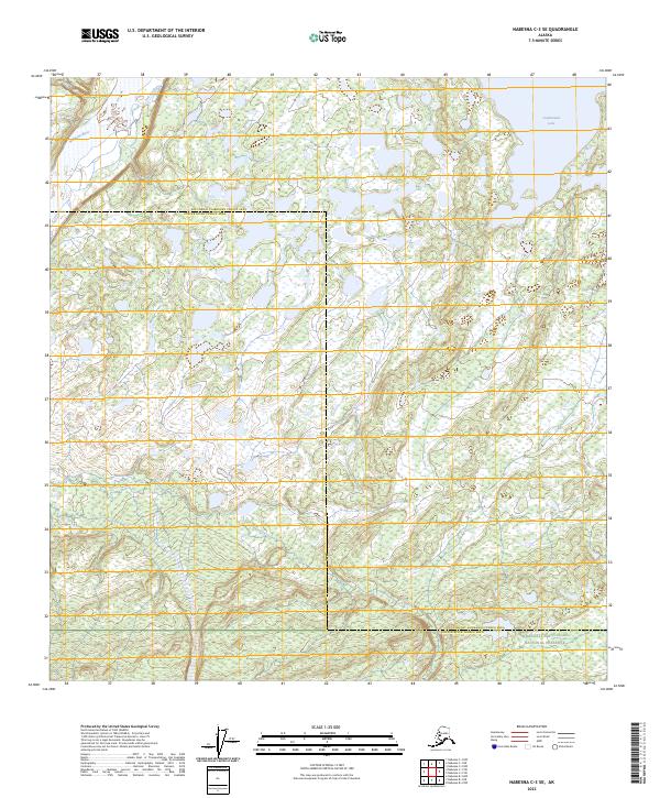 USGS Topographic Map – Nabesna C-3 SE