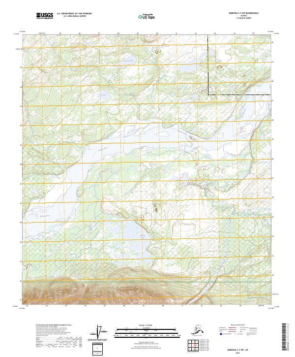 USGS Topographic Map – Nabesna C-3 SW