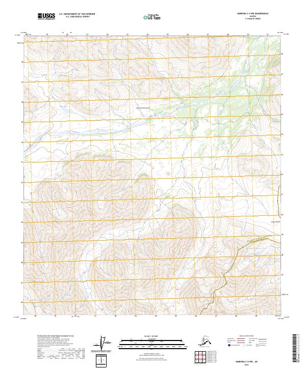 USGS Topographic Map – Nabesna C-4 NW