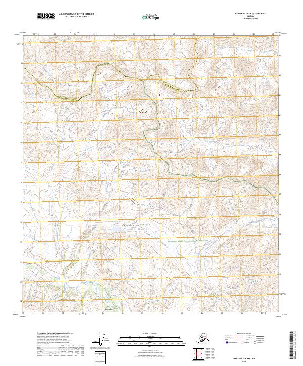 USGS Topographic Map – Nabesna C-4 SW