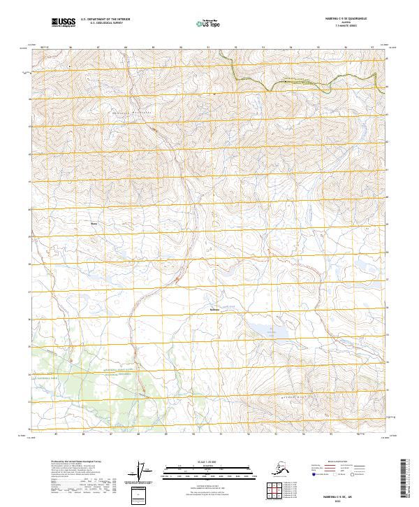 USGS Topographic Map – Nabesna C-5 SE