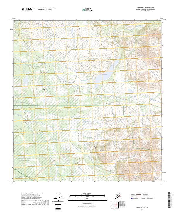 USGS Topographic Map – Nabesna C-6 NE