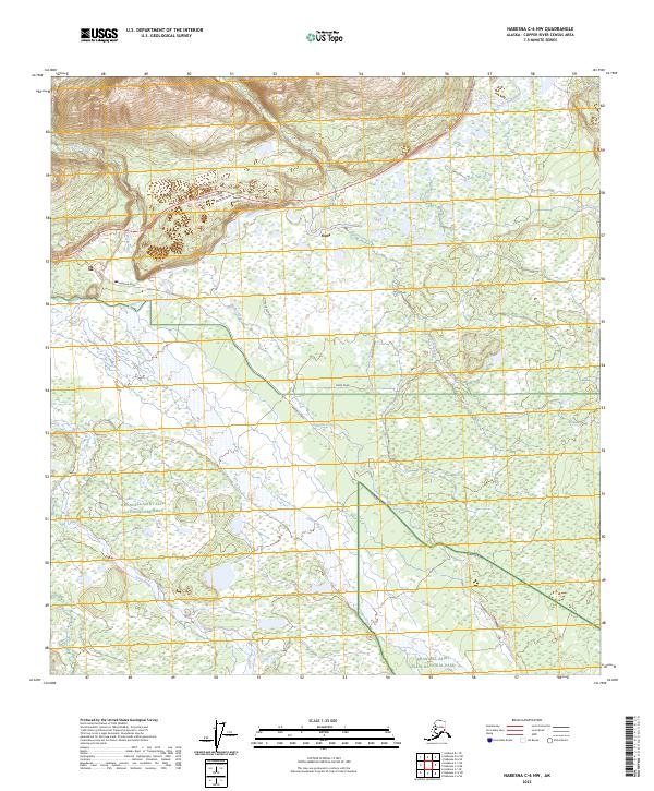 USGS Topographic Map – Nabesna C-6 NW