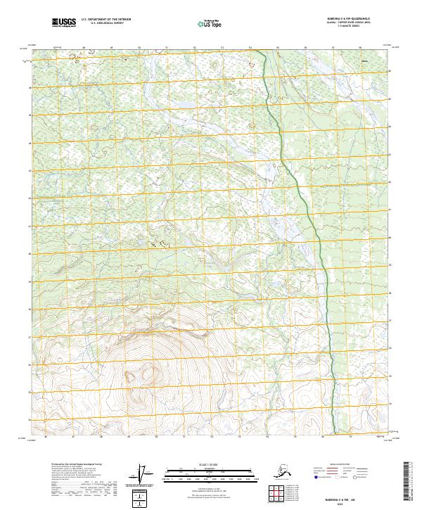 USGS Topographic Map – Nabesna C-6 SW