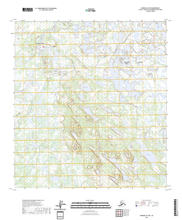 USGS Topographic Map – Nabesna D-2 NW
