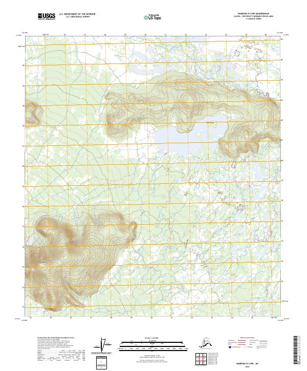 USGS Topographic Map – Nabesna D-3 NW