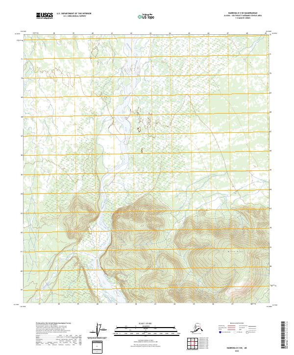 USGS Topographic Map – Nabesna D-3 SE