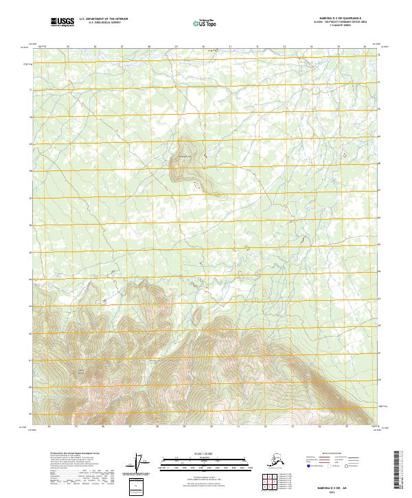 USGS Topographic Map – Nabesna D-3 SW