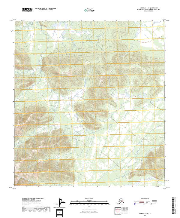 USGS Topographic Map – Nabesna D-4 NE