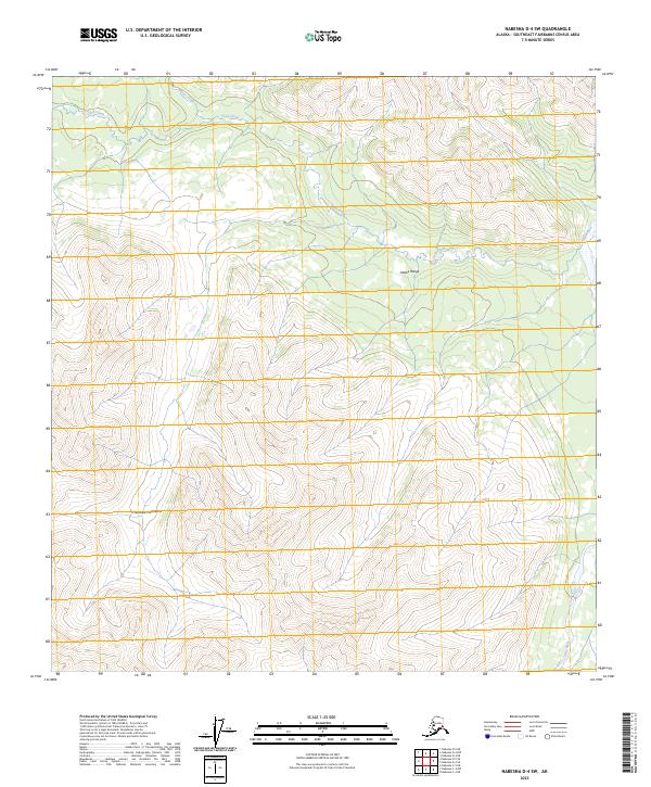 USGS Topographic Map – Nabesna D-4 SW