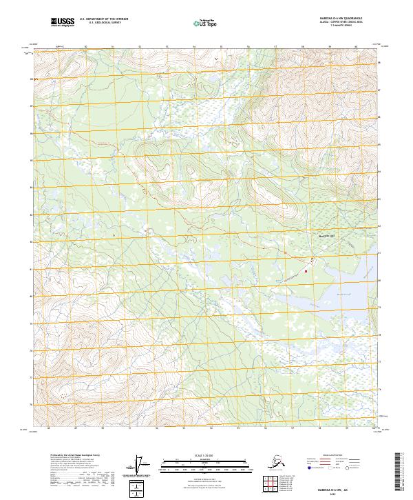 USGS Topographic Map – Nabesna D-6 NW