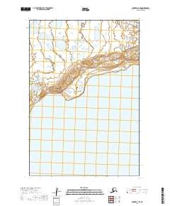 2019 Map of Naknek A-3 SE, 2019 Print