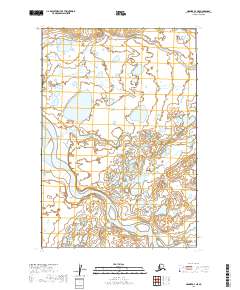 USGS Topographic Map – Naknek A-4 NE
