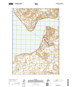 USGS Topographic Map – Naknek A-5 NE