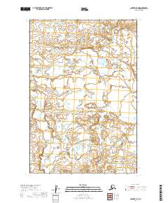 2019 Map of Naknek B-2 NE, 2019 Print