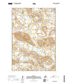 2019 Map of Naknek B-4 NW, 2019 Print