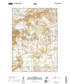 2019 Map of Naknek B-4 SW, 2019 Print