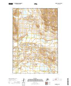 2019 Map of Naknek D-1 SW, 2019 Print