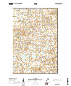 2019 Map of Naknek D-2 NE, 2019 Print