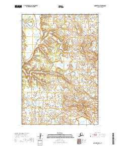 2019 Map of Naknek D-5 NW, 2019 Print
