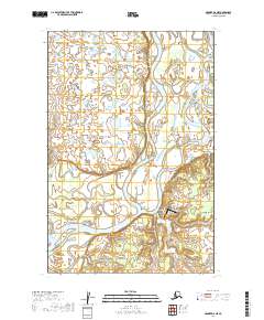 USGS Topographic Map – Naknek D-6 NE