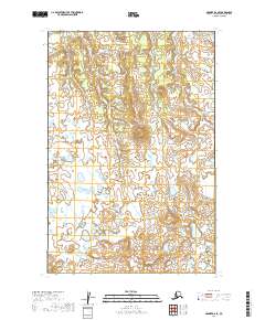 2019 Map of Naknek D-6 SE, 2019 Print