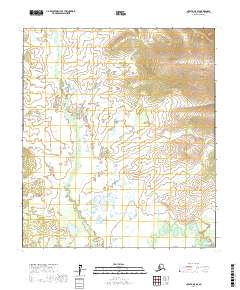 2017 Map of Nulato A-5 SE, 2017 Print